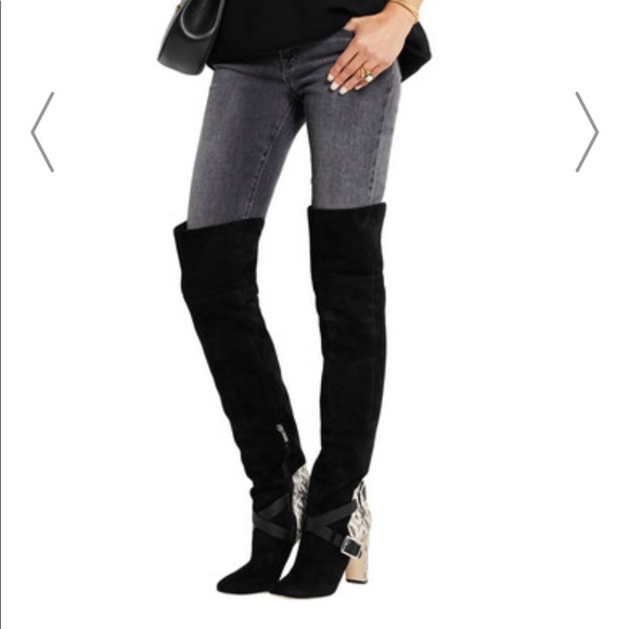 Jimmy Choo Doma suede over-the-knee boots - Picture 2 of 8